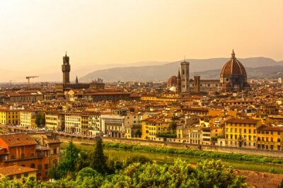 Фотообои в прихожую Панорама Флоренции